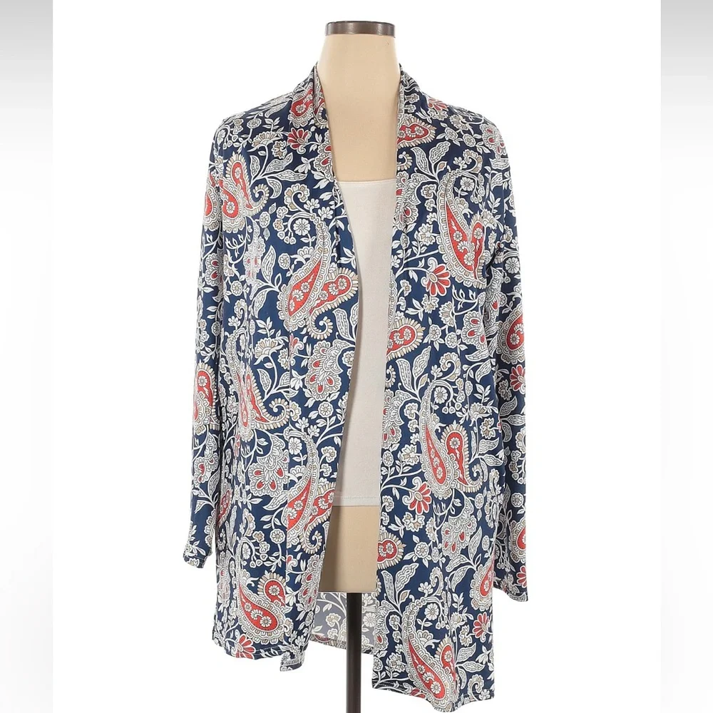 SOLD NWOT paisley cardigan - Picture 2 of 3